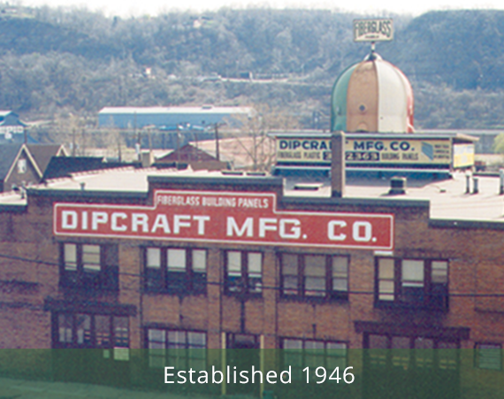 Dipcraft has been making fiberglass panels since 1946